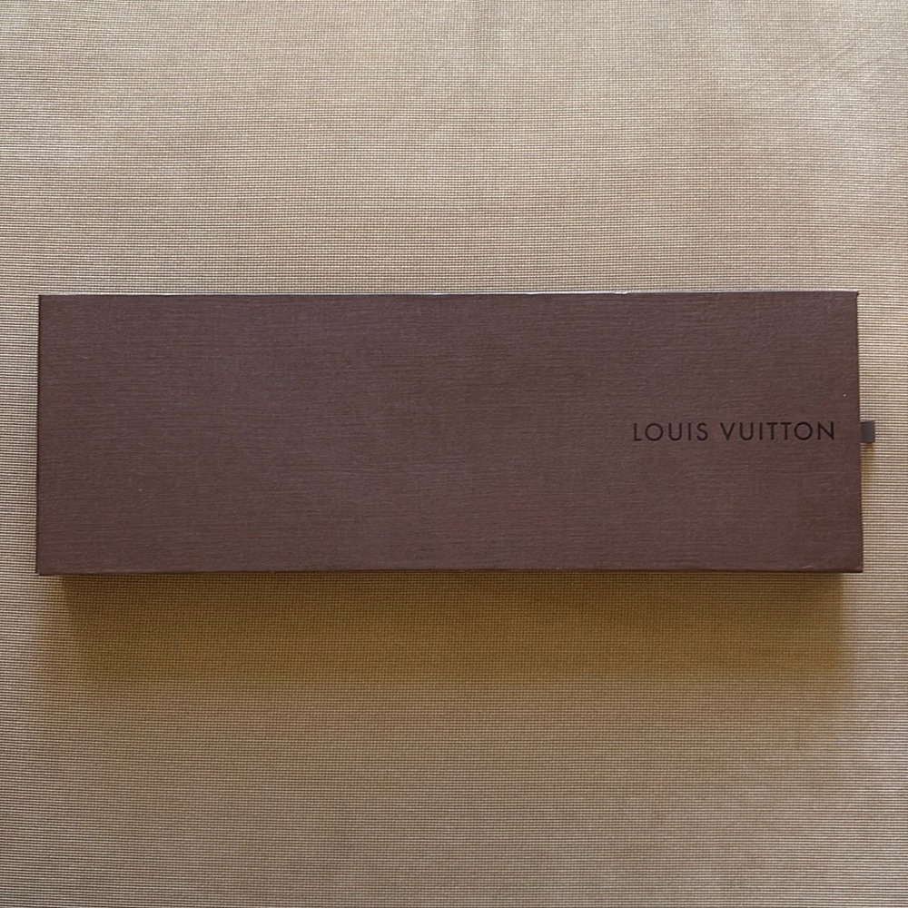 Louis Vuitton Brown Tie or Scarf Gift Box